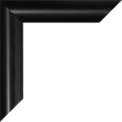 Individueller Bilderrahmen Modell Biggy Farbe Schwarz matt